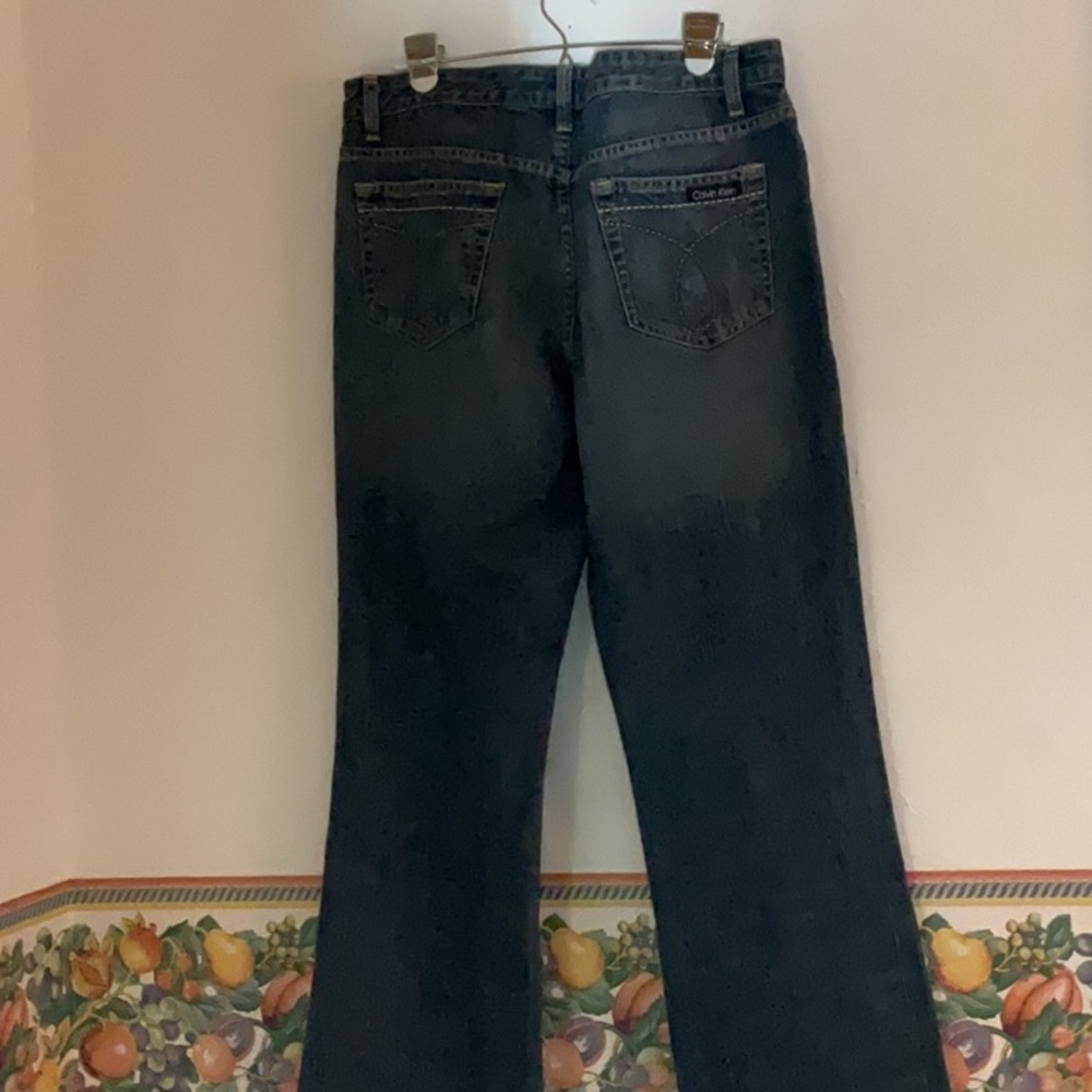 Calvin Klein Jeans Straight Leg Denim, Size  32/14, Dark Blue Denim - Picture 3 of 10